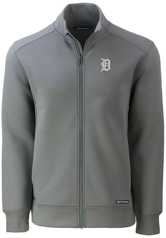Cutter and Buck Detroit Tigers Mens Grey Roam Light Weight Jacket