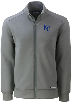 Cutter and Buck Kansas City Royals Mens Grey Roam Light Weight Jacket