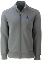 Cutter and Buck Kansas City Royals Mens Grey Roam Light Weight Jacket