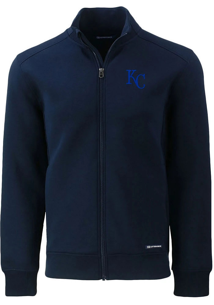 Cutter and Buck Kansas City Royals Mens Navy Blue Roam Light Weight Jacket