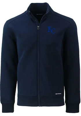 Cutter and Buck Kansas City Royals Mens Navy Blue Roam Light Weight Jacket