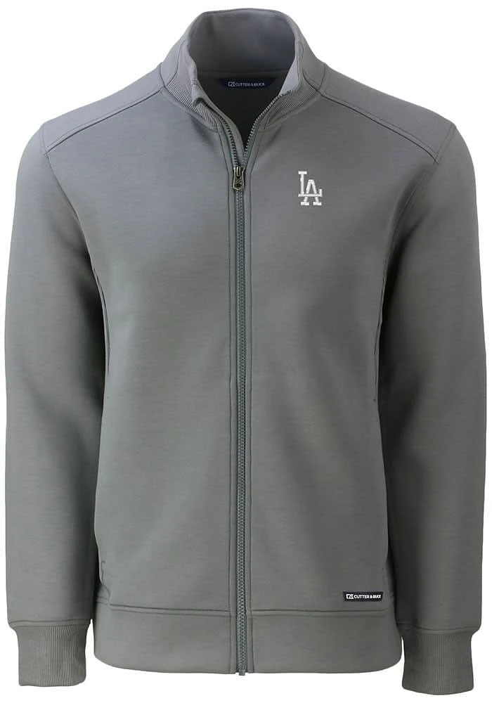 Cutter and Buck Los Angeles Dodgers Mens Grey Roam Light Weight Jacket