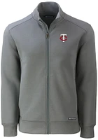 Cutter and Buck Minnesota Twins Mens Grey Roam Light Weight Jacket