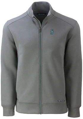 Cutter and Buck Seattle Mariners Mens Grey Roam Light Weight Jacket
