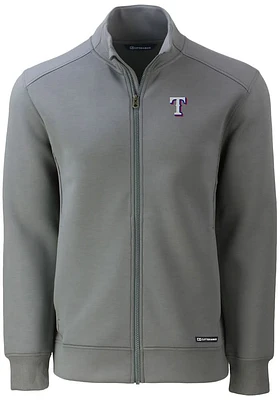 Cutter and Buck Texas Rangers Mens Grey Roam Light Weight Jacket