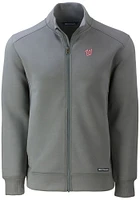 Cutter and Buck Washington Nationals Mens Grey Roam Light Weight Jacket