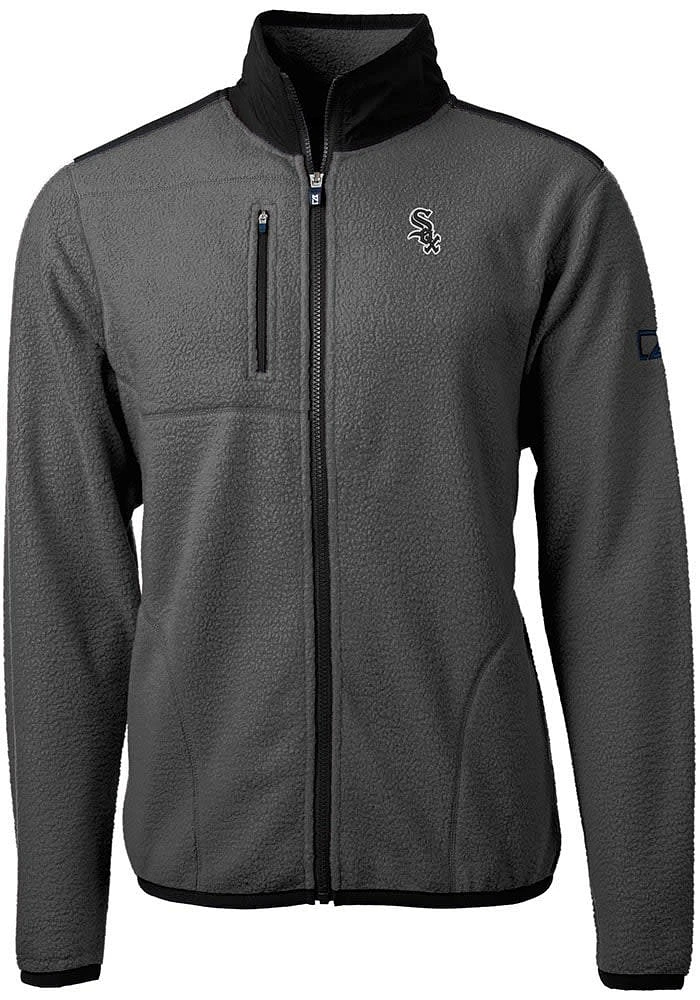 Cutter and Buck Chicago White Sox Mens Cascade Eco Sherpa Light Weight Jacket