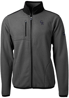 Cutter and Buck Colorado Rockies Mens Cascade Eco Sherpa Light Weight Jacket