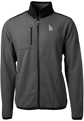 Cutter and Buck Los Angeles Dodgers Mens Cascade Eco Sherpa Light Weight Jacket