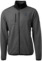 Cutter and Buck Miami Marlins Mens Cascade Eco Sherpa Light Weight Jacket