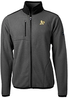 Cutter and Buck Oakland Athletics Mens Cascade Eco Sherpa Light Weight Jacket