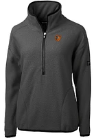 Cutter and Buck Baltimore Orioles Womens Cascade Eco Sherpa Qtr Zip
