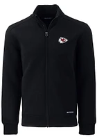 Cutter and Buck Kansas City Chiefs Mens Black Roam Long Sleeve Zip