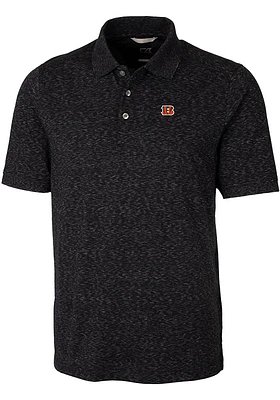 Cutter and Buck Cincinnati Bengals Mens Advantage Space Dye Short Sleeve Polo