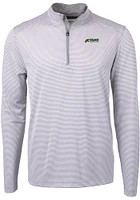 Cutter and Buck Florida A&M Rattlers Mens Grey Virtue Eco Pique Big Tall Qtr Zip