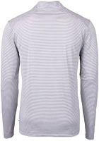Cutter and Buck Iowa State Cyclones Mens Grey Virtue Eco Pique Big Tall Qtr Zip