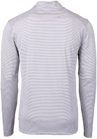 Cutter and Buck South Florida Bulls Mens Grey Virtue Eco Pique Big Tall Qtr Zip