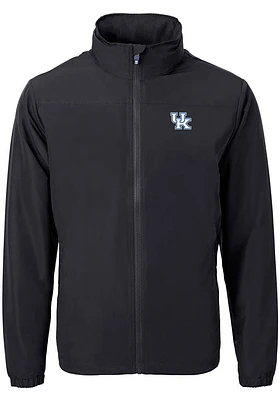 Cutter and Buck Kentucky Wildcats Mens Charter Eco Knit Big Tall Light Weight Jacket