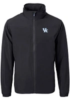 Cutter and Buck Kentucky Wildcats Mens Charter Eco Knit Big Tall Light Weight Jacket