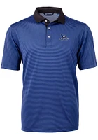 Cutter and Buck Creighton Bluejays Virtue Eco Pique Micro Stripe Big Tall Polo