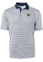 Cutter and Buck Drexel Dragons Navy Blue Virtue Eco Pique Micro Stripe Big Tall Polo