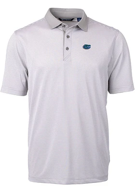 Cutter and Buck Florida Gators Virtue Eco Pique Micro Stripe Big Tall Polo
