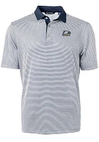 Cutter and Buck Georgia Southern Eagles Navy Blue Virtue Eco Pique Micro Stripe Big Tall Pol..