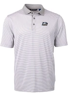 Cutter and Buck Georgia Southern Eagles Grey Virtue Eco Pique Micro Stripe Big Tall Polo