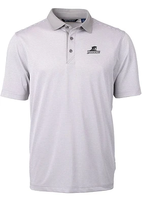 Cutter and Buck Providence Friars Grey Virtue Eco Pique Micro Stripe Big Tall Polo