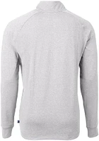 Cutter and Buck K-State Wildcats Mens Adapt Eco Knit Long Sleeve Qtr Zip Pullover