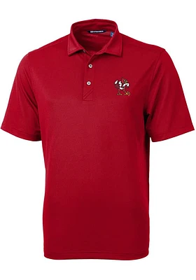Cutter and Buck Louisville Cardinals Mens Cardinal Virtue Short Sleeve Polo