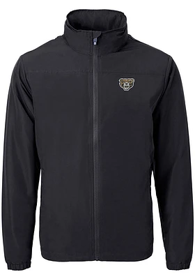 Cutter and Buck Oakland University Golden Grizzlies Mens Black Charter Eco Light Weight Jacket