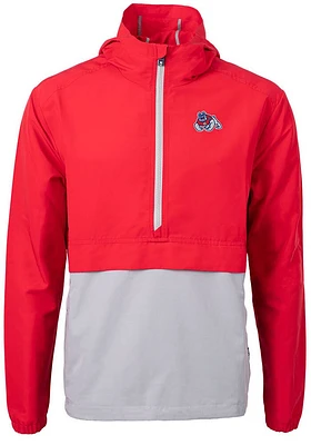 Cutter and Buck Fresno State Bulldogs Mens Charter Eco Pullover Jackets