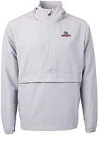 Cutter and Buck Gonzaga Bulldogs Mens Grey Charter Eco Pullover Jackets