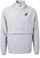 Cutter and Buck Kansas Jayhawks Mens Charter Eco Pullover Jackets