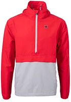 Cutter and Buck Miami RedHawks Mens Charter Eco Pullover Jackets