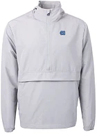 Cutter and Buck North Carolina Tar Heels Mens Grey Charter Eco Pullover Jackets