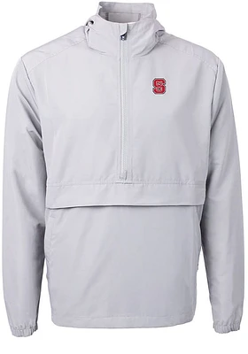 Cutter and Buck NC State Wolfpack Mens Charter Eco Pullover Jackets