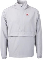 Cutter and Buck Rutgers Scarlet Knights Mens Charter Eco Pullover Jackets
