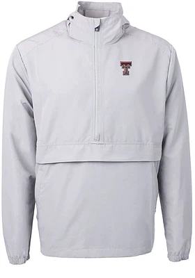 Cutter and Buck Texas Tech Red Raiders Mens Charter Eco Pullover Jackets