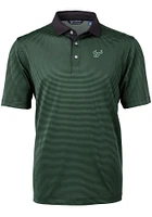 Cutter and Buck South Florida Bulls Mens Virtue Eco Pique Micro Stripe Short Sleeve Polo