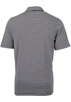 Cutter and Buck Oklahoma Sooners Mens Virtue Eco Pique Stripe Short Sleeve Polo