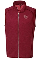 Cutter and Buck Oklahoma Sooners Mens Red Mainsail Sleeveless Jacket