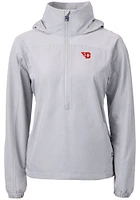 Cutter and Buck Dayton Flyers Womens Charter Eco Long Sleeve Pullover