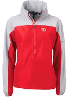 Cutter and Buck Dayton Flyers Womens Charter Eco Long Sleeve Pullover