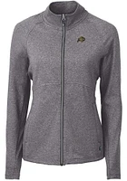 Cutter and Buck Colorado Buffaloes Womens Black Adapt Eco Knit Light Weight Jacket
