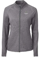Cutter and Buck Colorado State Rams Womens Black Adapt Eco Knit Light Weight Jacket
