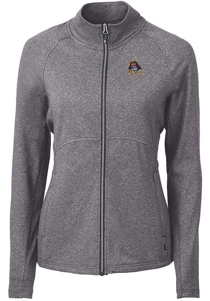 Cutter and Buck East Carolina Pirates Womens Adapt Eco Knit Light Weight Jacket