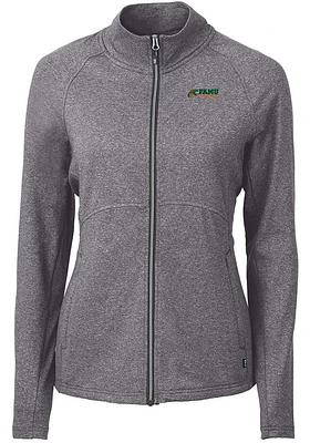 Cutter and Buck Florida A&M Rattlers Womens Adapt Eco Knit Light Weight Jacket