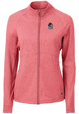 Cutter and Buck Georgia Bulldogs Womens Red Adapt Eco Knit Light Weight Jacket